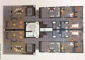 مجمع سكني قيد الإنشاء بإطلالات بحرية في منطقة لارا – أنطاليا