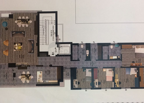 مجمع سكني قيد الإنشاء بإطلالات بحرية في منطقة لارا – أنطاليا