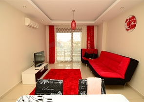 شقة ضمن مجمع مع بنية تحتية ممتازة في منطقة جيكجيلي – ألانيا 