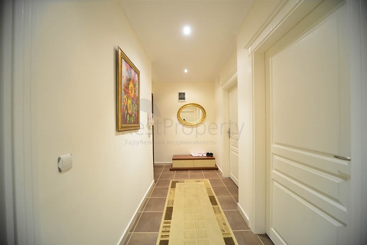 شقة مفروشة بمسافة 25 متر عن شاطئ البحر في منطقة محمود لار – ألانيا