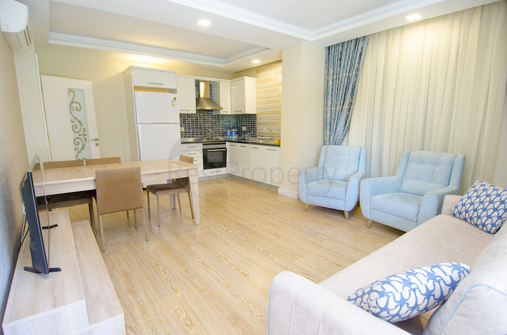 شقة مفروشة بتخطيط 2+1 في منطقة ليمان – أنطاليا 