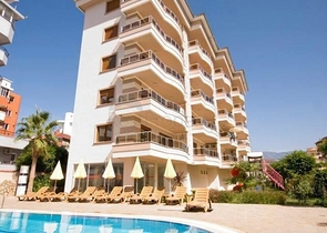 شقة بإطلالة بحرية رائعة في منطقة أوبا – ألانيا