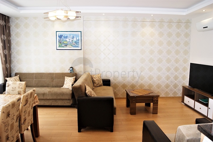 شقة مفروشة على بعد 600 متر عن البحر في منطقة ليمان – أنطاليا