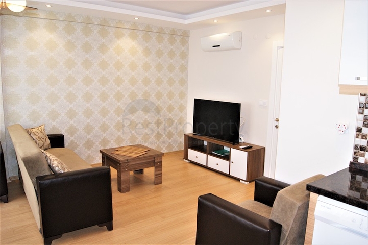 شقة مفروشة على بعد 600 متر عن البحر في منطقة ليمان – أنطاليا