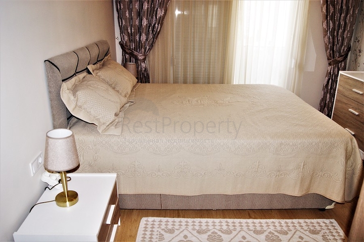 شقة مفروشة على بعد 600 متر عن البحر في منطقة ليمان – أنطاليا