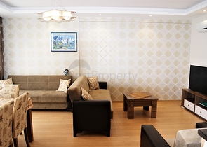 شقة مفروشة على بعد 600 متر عن البحر في منطقة ليمان – أنطاليا