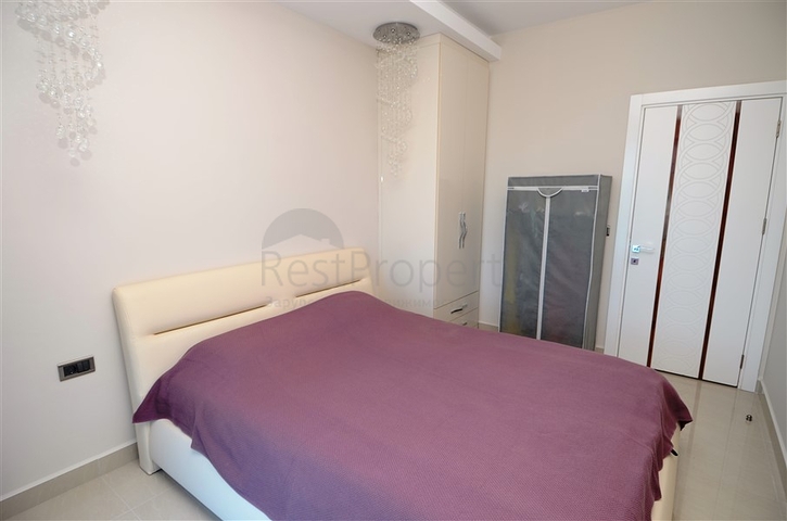 شقة مفروشة بإطلالة بحرية ساحرة في منطقة محمود لار – ألانيا