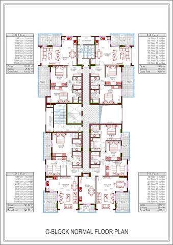 شقق فاخرة ضمن مجمع حديث قيد الإنشاء في منطقة محمودلار – ألانيا