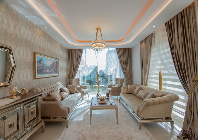 شقق فاخرة ضمن مجمع حديث قيد الإنشاء في منطقة محمودلار – ألانيا