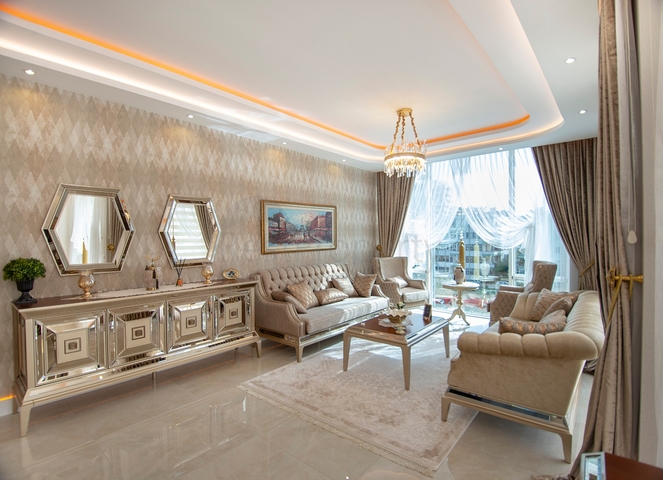 شقق فاخرة ضمن مجمع حديث قيد الإنشاء في منطقة محمودلار – ألانيا