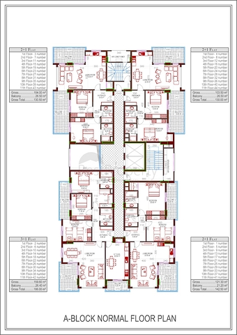 شقق فاخرة ضمن مجمع حديث قيد الإنشاء في منطقة محمودلار – ألانيا