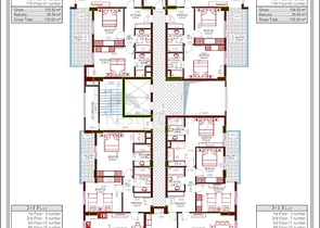 شقق فاخرة ضمن مجمع حديث قيد الإنشاء في منطقة محمودلار – ألانيا