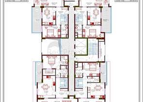 شقق فاخرة ضمن مجمع حديث قيد الإنشاء في منطقة محمودلار – ألانيا