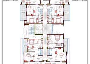 شقق فاخرة ضمن مجمع حديث قيد الإنشاء في منطقة محمودلار – ألانيا