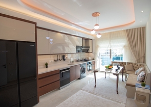 شقق فاخرة ضمن مجمع حديث قيد الإنشاء في منطقة محمودلار – ألانيا