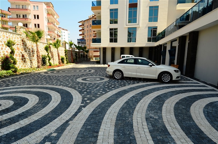 شقة مفروشة بإطلالة بحرية ضمن مجمع فاخر في منطقة توسمور – ألانيا