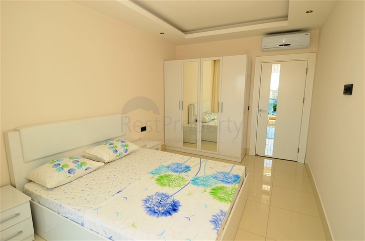 شقة مفروشة بإطلالة بحرية ضمن مجمع فاخر في منطقة توسمور – ألانيا