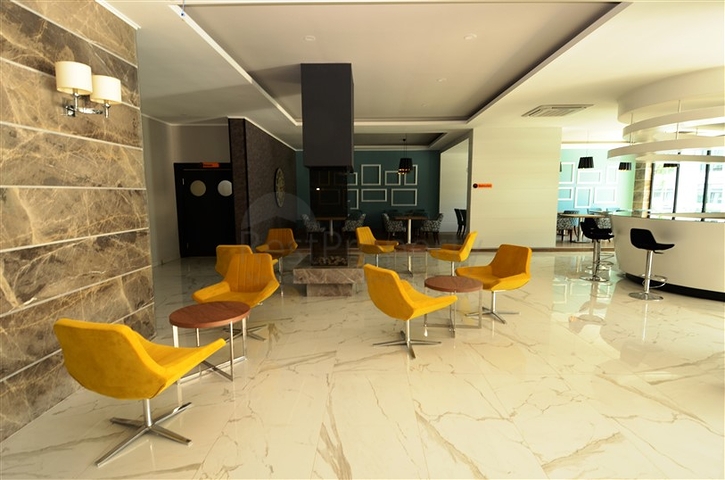 شقة مفروشة بإطلالة بحرية ضمن مجمع فاخر في منطقة توسمور – ألانيا