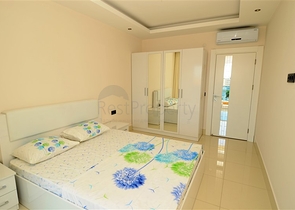 شقة مفروشة بإطلالة بحرية ضمن مجمع فاخر في منطقة توسمور – ألانيا