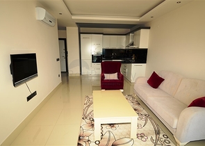 شقة مفروشة بإطلالة بحرية ضمن مجمع فاخر في منطقة توسمور – ألانيا