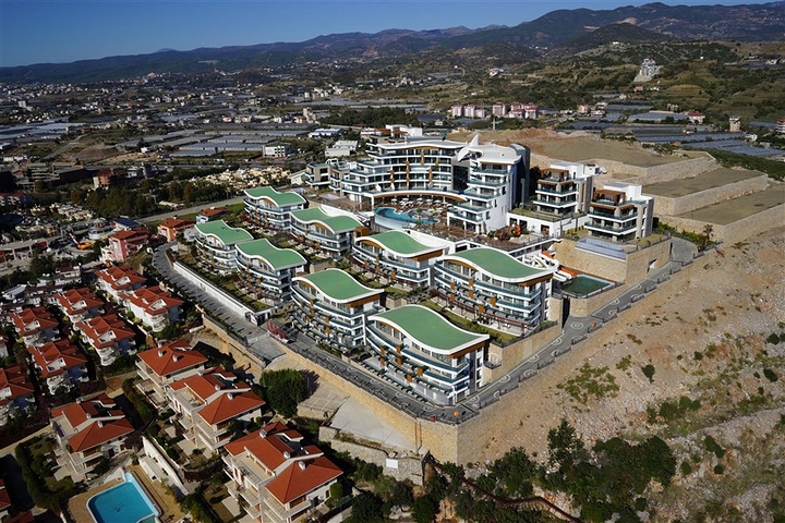 شقة دوبلكس فاخرة على الطراز الشرقي في منطقة كوناكليه – ألانيا