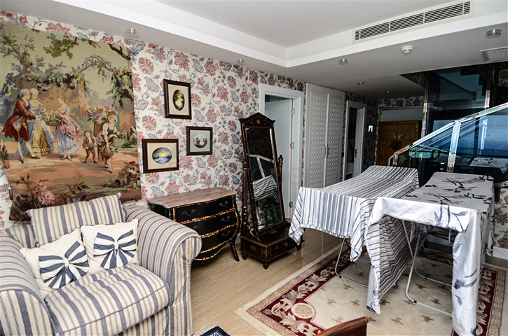 شقة دوبلكس فاخرة على الطراز الشرقي في منطقة كوناكليه – ألانيا