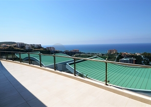 شقة دوبلكس فاخرة على الطراز الشرقي في منطقة كوناكليه – ألانيا