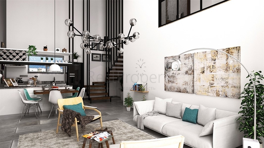 شقة بنتهاوس بإطلالات خلابة في منطقة إيسين تبه – قبرص التركية