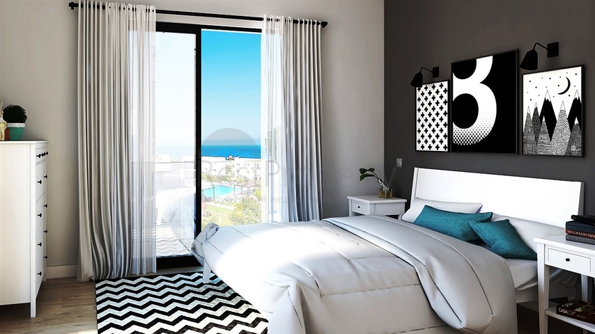 شقة بنتهاوس بإطلالات خلابة في منطقة إيسين تبه – قبرص التركية