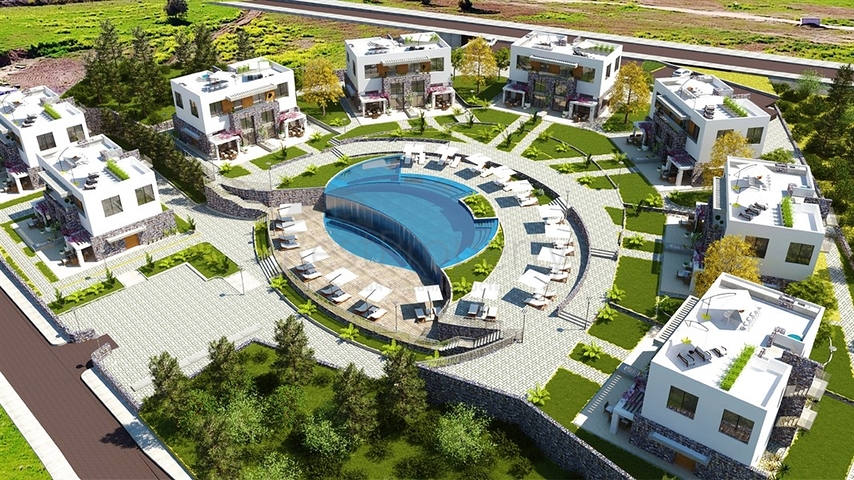 شقة بنتهاوس بإطلالات خلابة في منطقة إيسين تبه – قبرص التركية