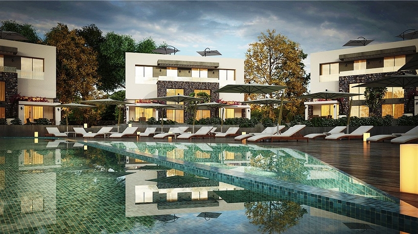 شقة بنتهاوس بإطلالات خلابة في منطقة إيسين تبه – قبرص التركية