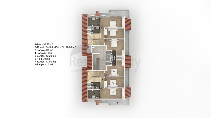 شقق متنوعة باطلالة بحرية ساحرة ضمن مجمع حديث في كاستل / الانيا 
