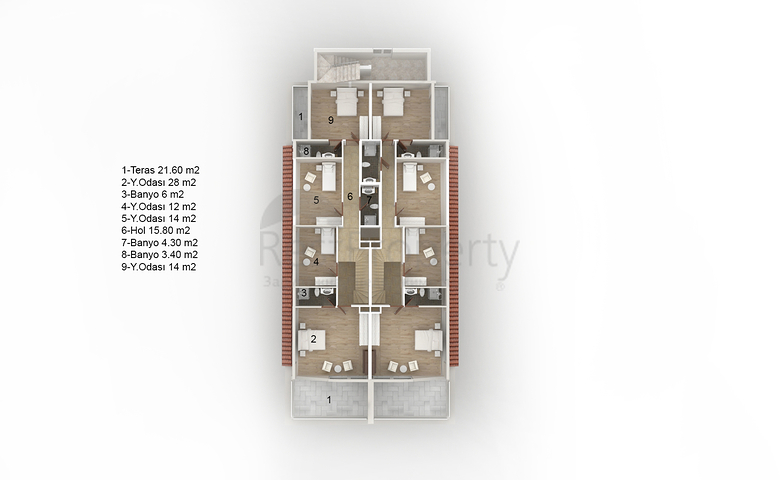 شقق متنوعة باطلالة بحرية ساحرة ضمن مجمع حديث في كاستل / الانيا 