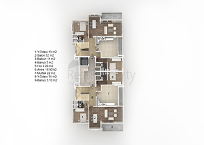 شقق متنوعة باطلالة بحرية ساحرة ضمن مجمع حديث في كاستل / الانيا 