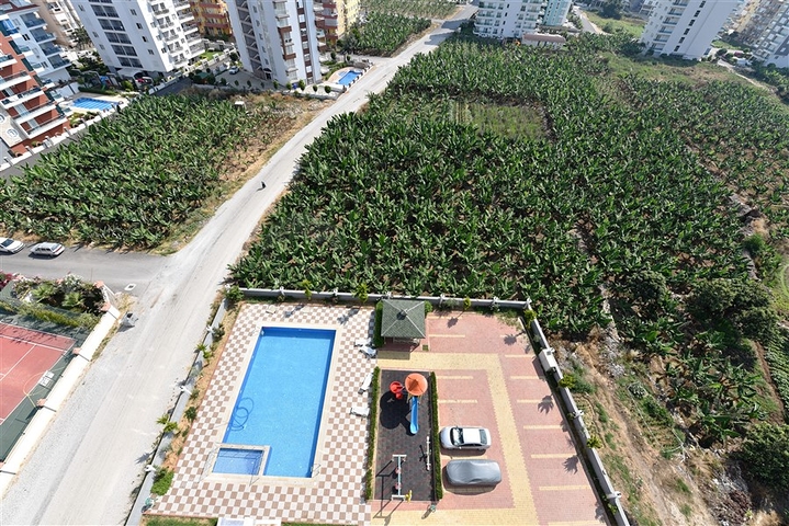 دوبلكس فاخرة - تراس واسع باطلالة بحر - ضمن مجمع سكني في مهموتلار / الانيا 