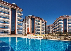 شقة غرفتين وصالة ضمن مجمع خمس نجوم في جيكجلي / الانيا 