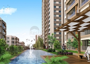 شقق عائلية ضمن مجمع سكني حديث في منطقة بيلك دوزو في اسطنبول 