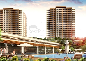 شقق عائلية ضمن مجمع سكني حديث في منطقة بيلك دوزو في اسطنبول 