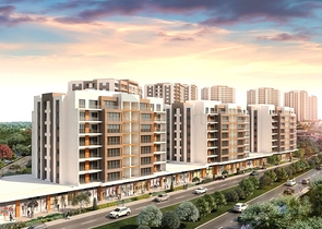 شقق عائلية ضمن مجمع سكني حديث في منطقة بيلك دوزو في اسطنبول 