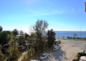 اطلالة مباشرة على البحر - شقة غرفة وصالة - مجمع فاخر - مهموتلار / الانيا 