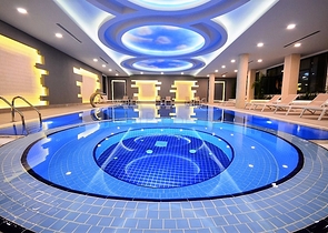 اطلالة مباشرة على البحر - شقة غرفة وصالة - مجمع فاخر - مهموتلار / الانيا 