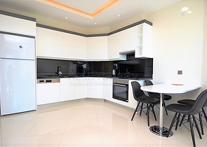 اطلالة مباشرة على البحر - شقة غرفة وصالة - مجمع فاخر - مهموتلار / الانيا 