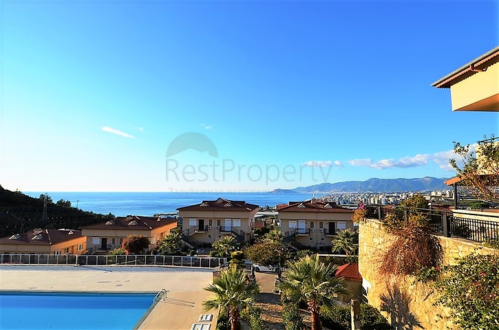 اطلالة بحر - دوبلكس 3 غرف وصالة - منطقة كارجي جاك / الانيا