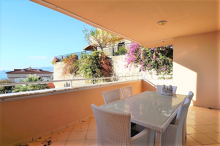 اطلالة بحر - دوبلكس 3 غرف وصالة - منطقة كارجي جاك / الانيا