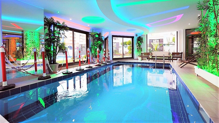 شقة غرفة وصالة - مفروشة - قريبة من البحر -مهموتلار / الانيا 