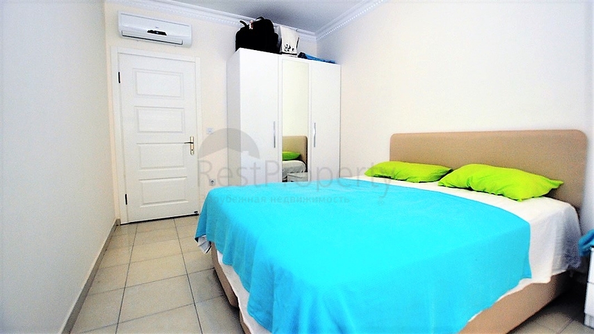 شقة غرفة وصالة - مفروشة - قريبة من البحر -مهموتلار / الانيا 