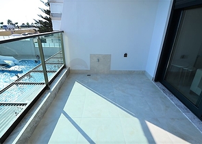 اطلالة بحر مباشرة - مجمع فاخر - شقة مفروشة من تصميم غرفة وصالة - مهموتلار / الانيا 