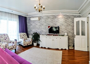 شقه 2 + 1 مفروشه في ليمان كونيالتي 700 م على البحر