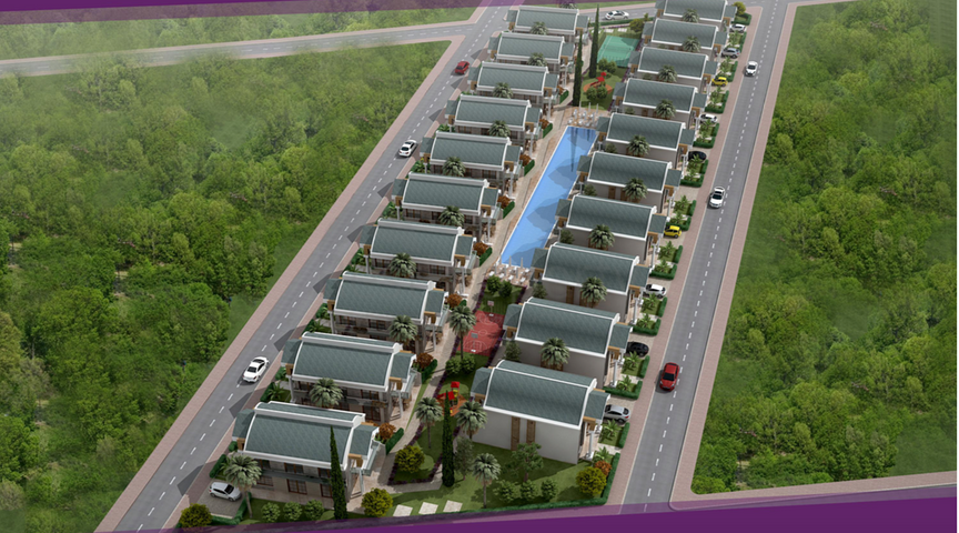 فلل 4 + 1 في مجمع دوشمالتي أنطاليا