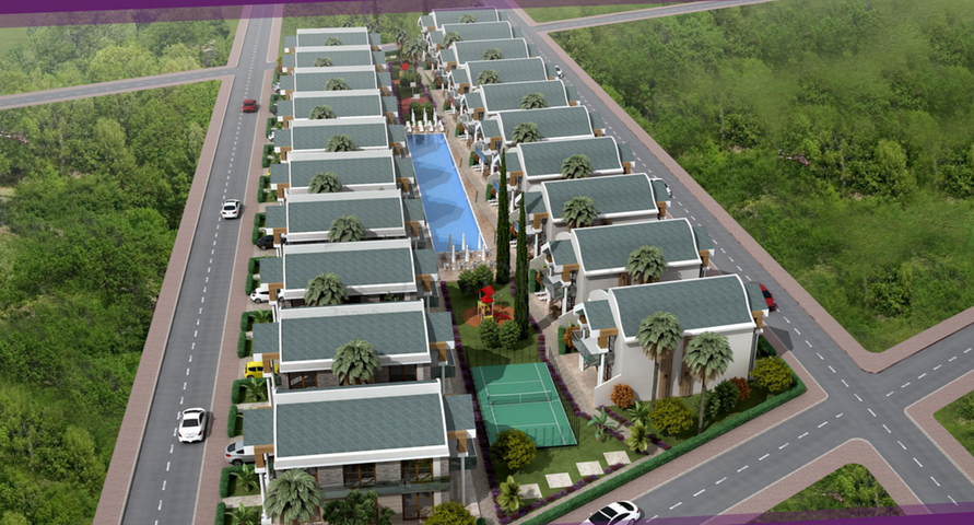 فلل 4 + 1 في مجمع دوشمالتي أنطاليا